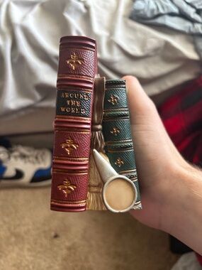 Decorative Faux Bookend “around the world”